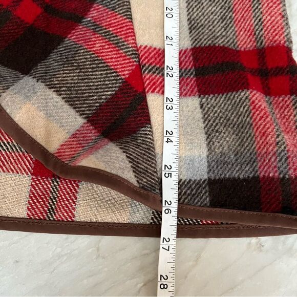 Unidear open waterfall front Unidear Flannel plaid vest size M cotton Blend - Picture 7 of 7